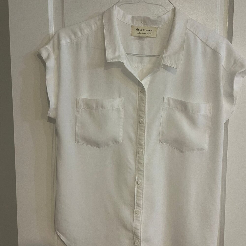 Cloth & Stone White Blouse